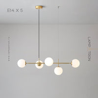 EDMUND Linear Chandelier by Lampadom - ambient shot