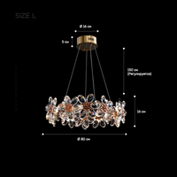 EGEL B Chandelier by Lampadom - angle view
