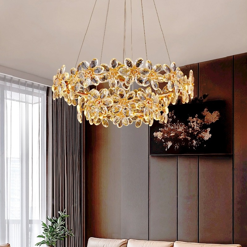 EGEL B Chandelier by Lampadom - side view