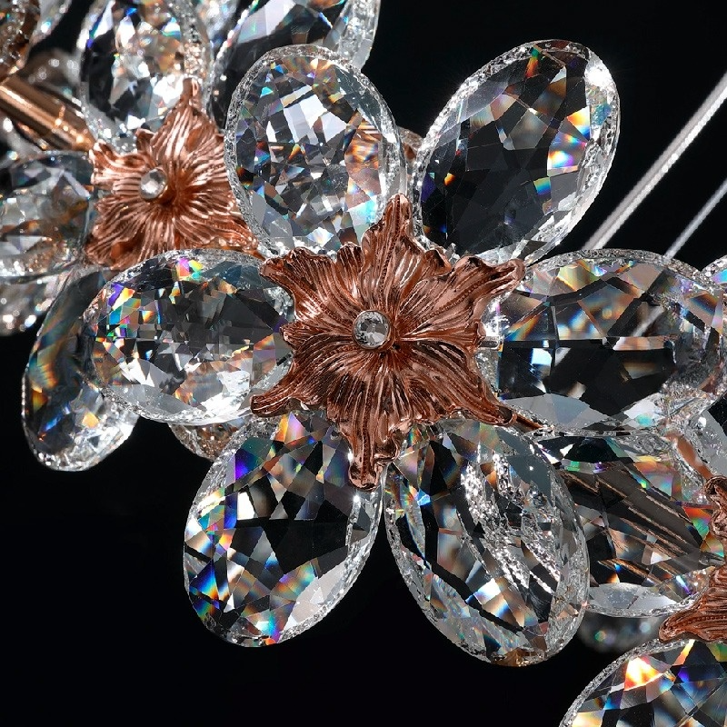 EGEL B Chandelier by Lampadom - side view