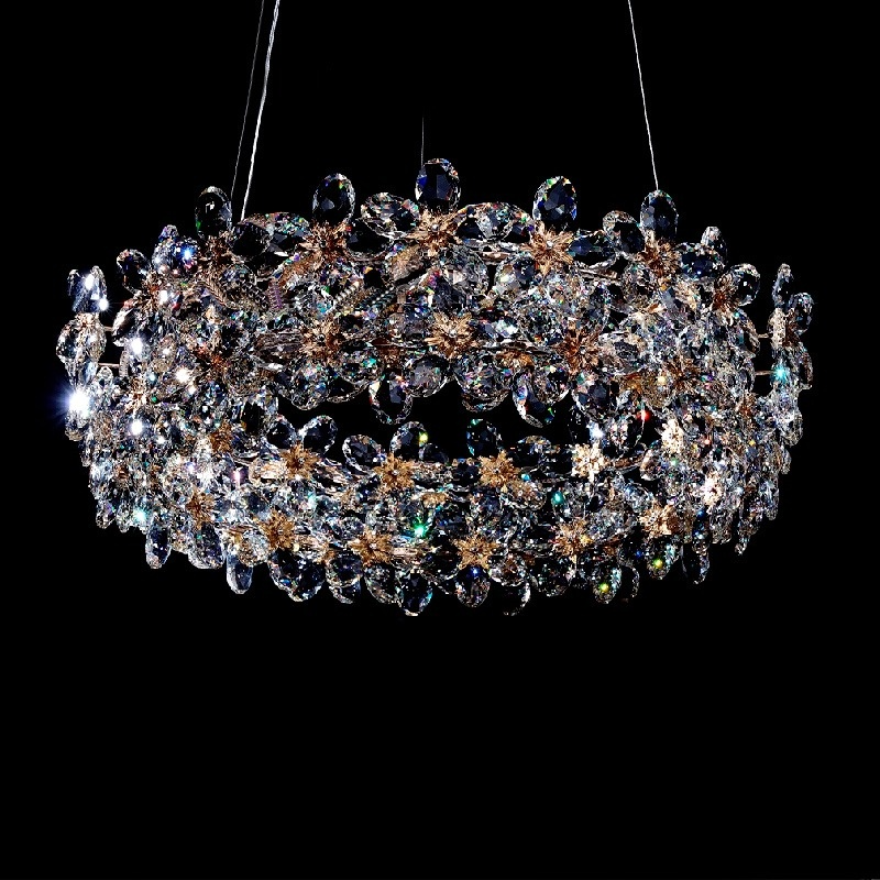 EGEL B Chandelier by Lampadom - side view