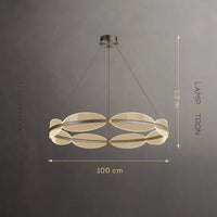 ELIS Ring Chandelier by Lampadom - angle view