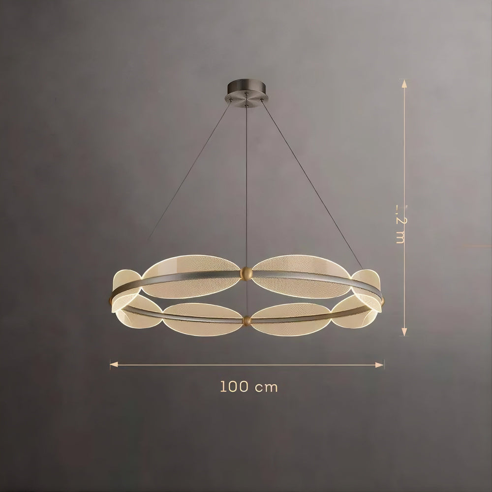 ELIS Ring Chandelier by Lampadom - detail view