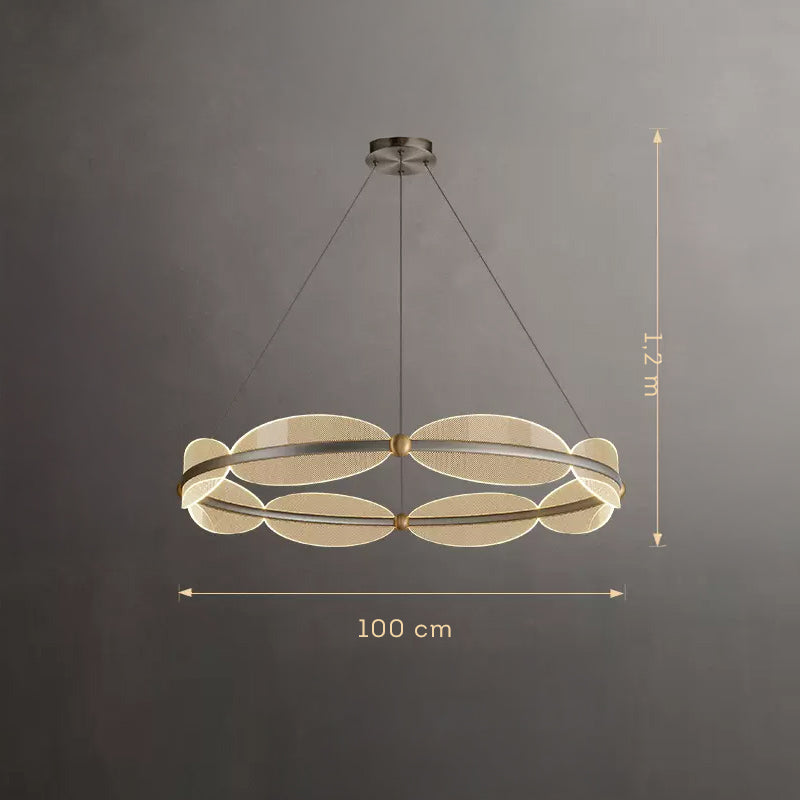 ELIS Ring Chandelier by Lampadom - top view