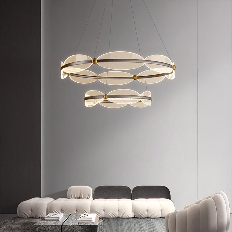 ELIS Ring Chandelier by Lampadom - close-up