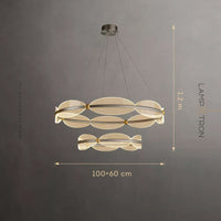 ELIS Ring Chandelier by Lampadom - side view