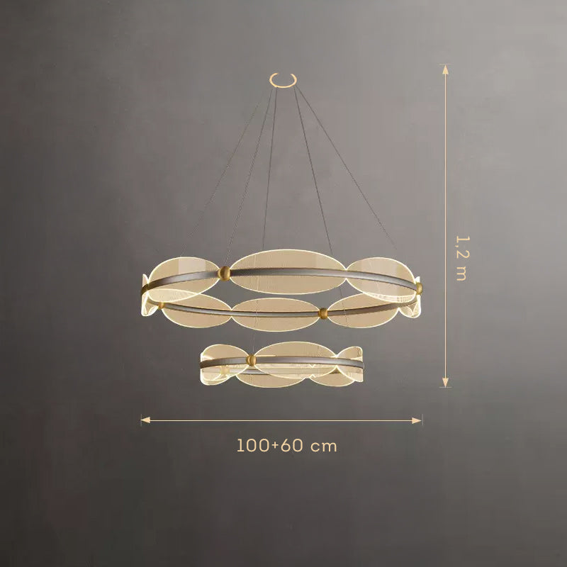 ELIS Ring Chandelier by Lampadom - angle view