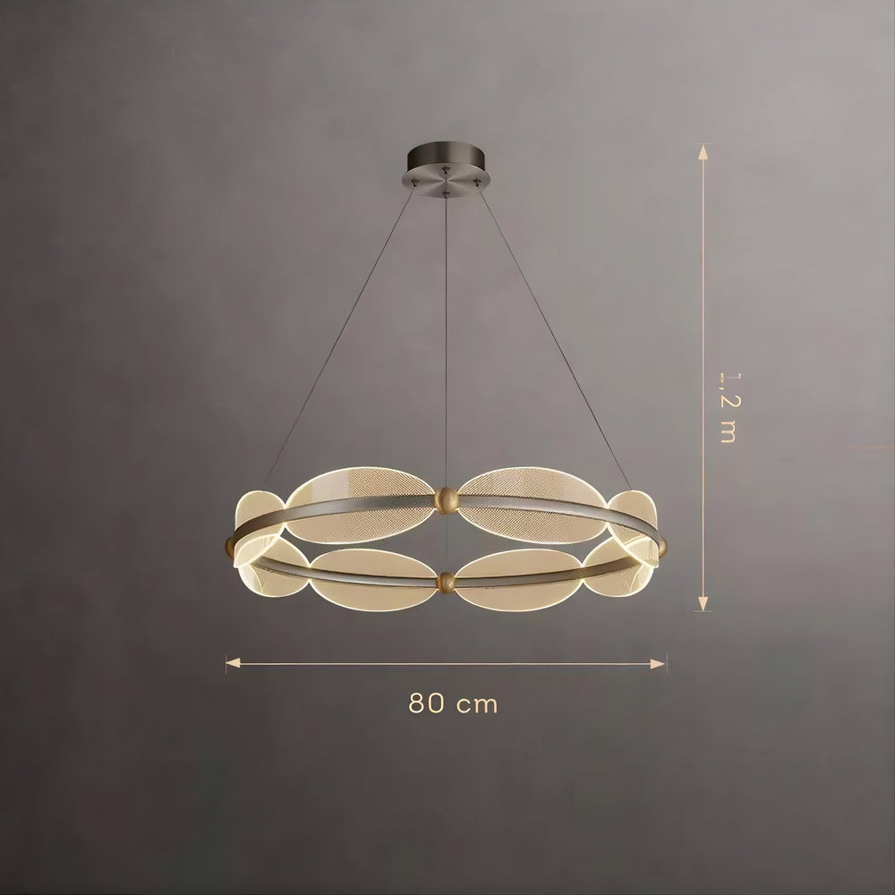 ELIS Ring Chandelier by Lampadom - close-up