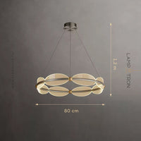 ELIS Ring Chandelier by Lampadom - top view