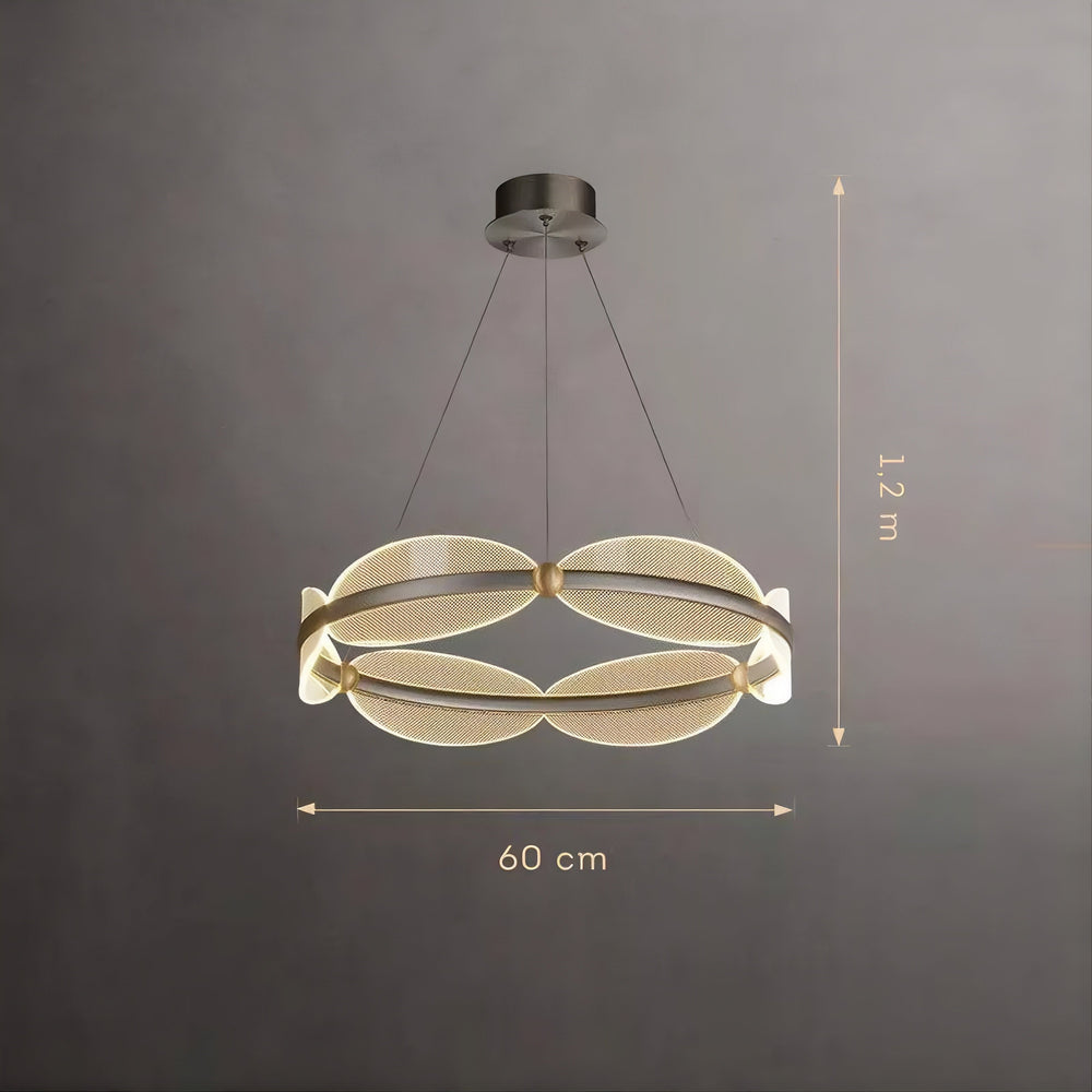 ELIS Ring Chandelier by Lampadom - side view
