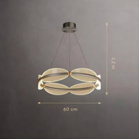 ELIS Ring Chandelier by Lampadom - side view