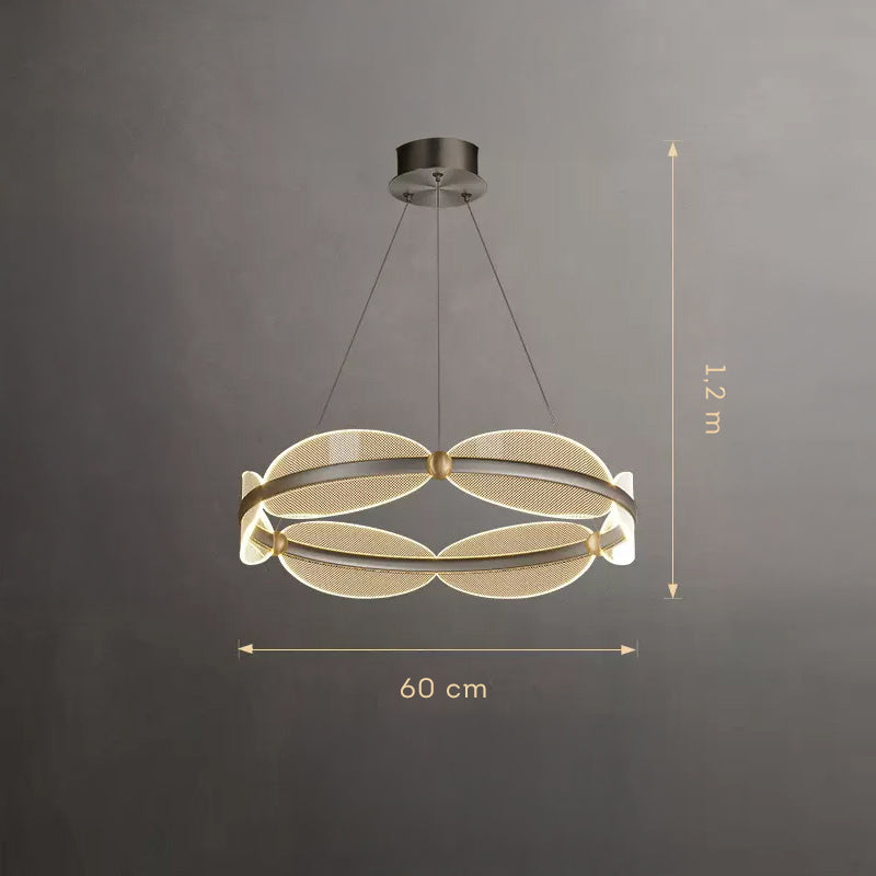 ELIS Ring Chandelier by Lampadom - scale reference