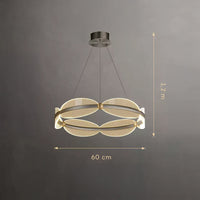 ELIS Ring Chandelier by Lampadom - scale reference