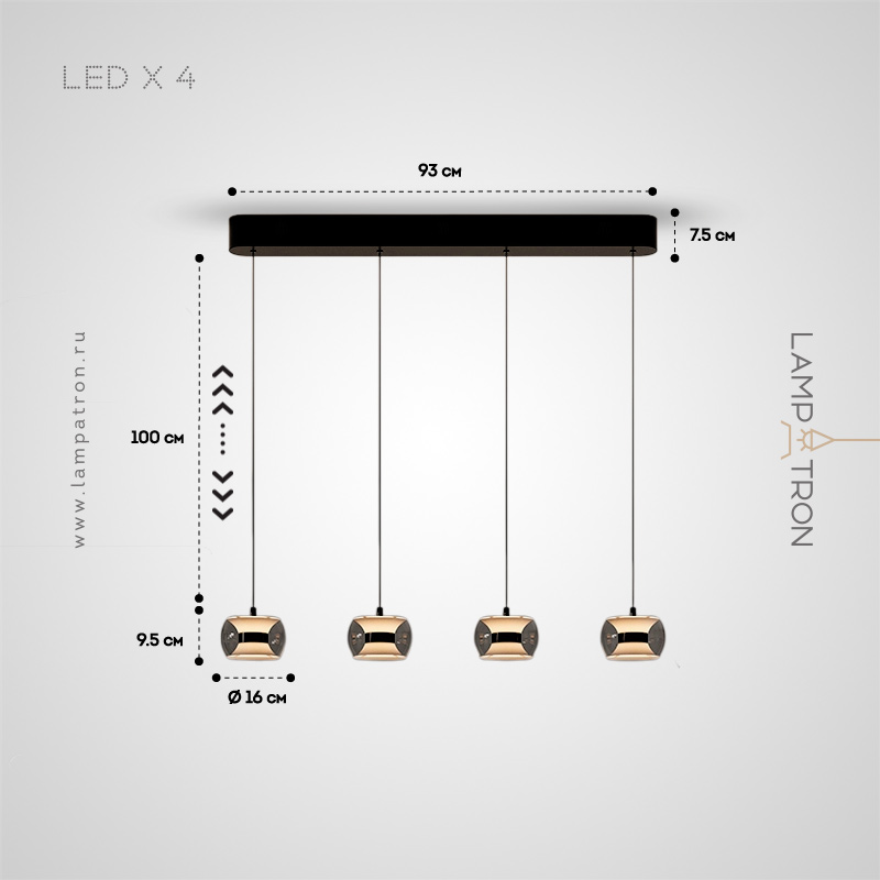 ELISER Pendant by Lampadom - detail view
