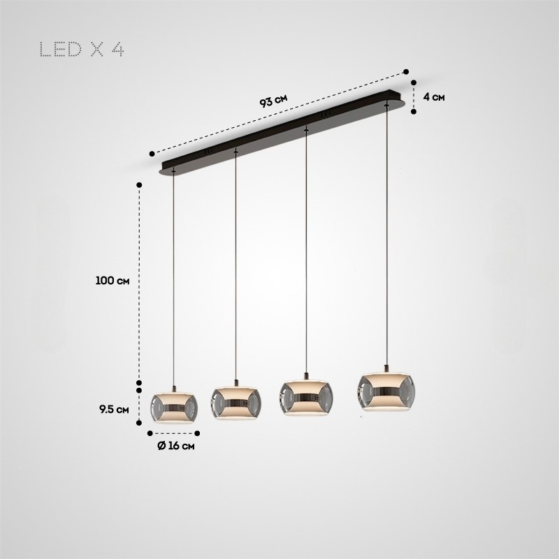 ELISER Pendant by Lampadom - top view