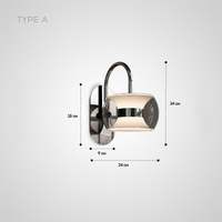 ELISER Wall Light by Lampadom - side view