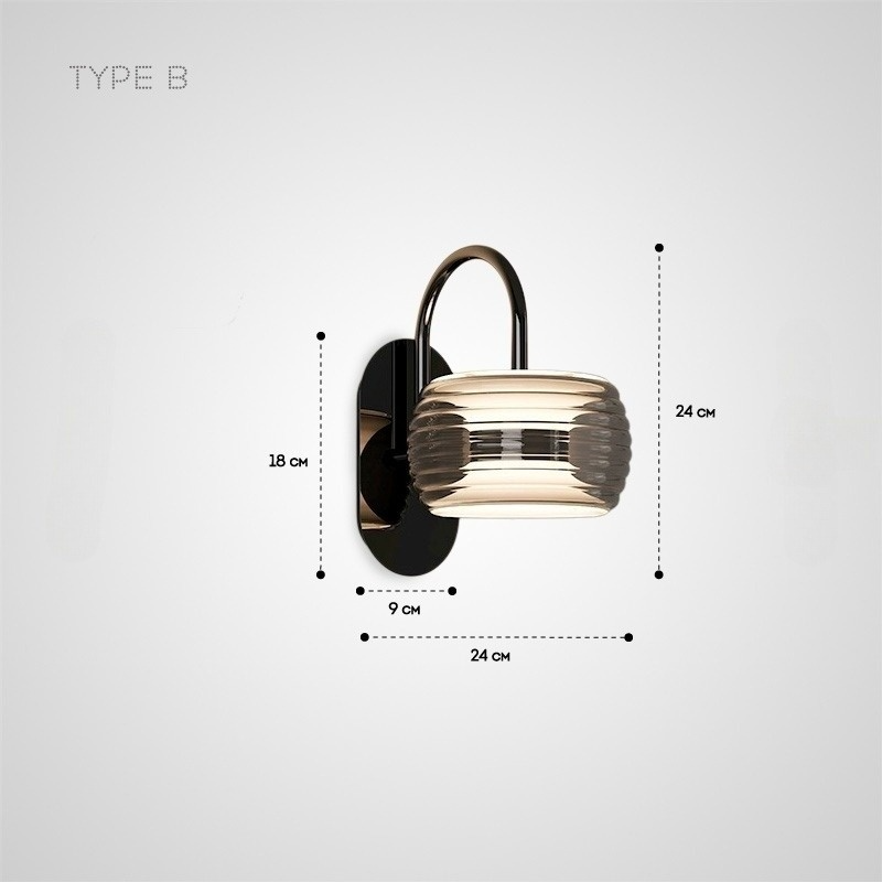 ELISER Wall Light by Lampadom - close-up