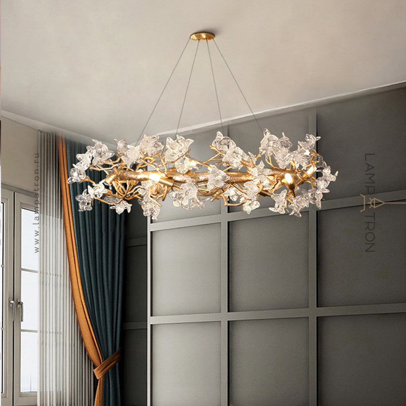 ELISHA Ring Chandelier by Lampadom - ambient shot