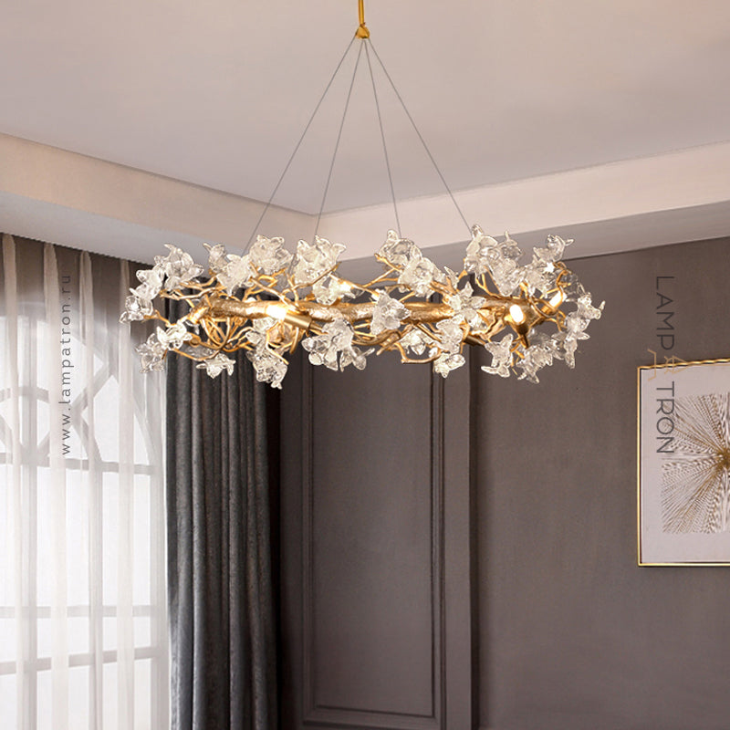 ELISHA Ring Chandelier by Lampadom - top view