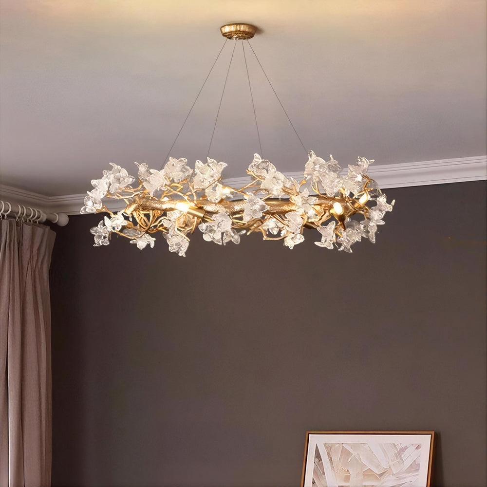 ELISHA Ring Chandelier by Lampadom - scale reference