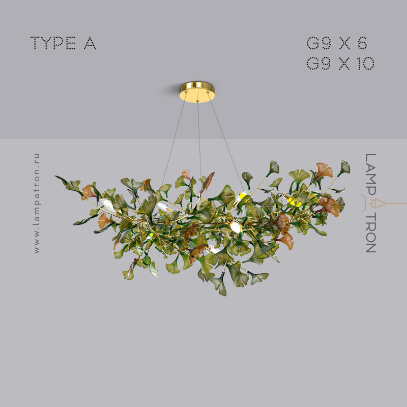 ELLING Chandelier by Lampadom - close-up