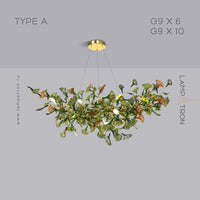 ELLING Chandelier by Lampadom - close-up