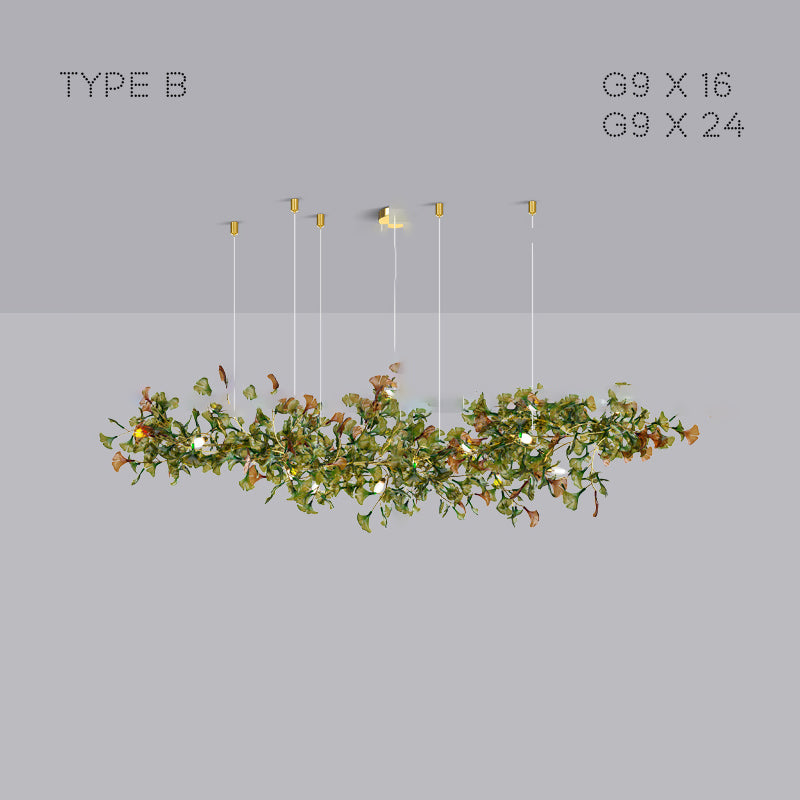 ELLING Chandelier by Lampadom - side view
