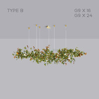 ELLING Chandelier by Lampadom - top view