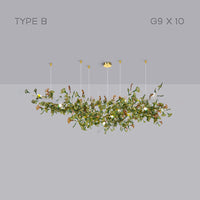 ELLING Chandelier by Lampadom - scale reference