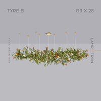 ELLING Chandelier by Lampadom - angle view