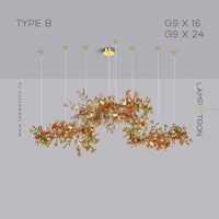 ELLING Chandelier by Lampadom - top view