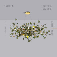 ELLING Chandelier by Lampadom - top view