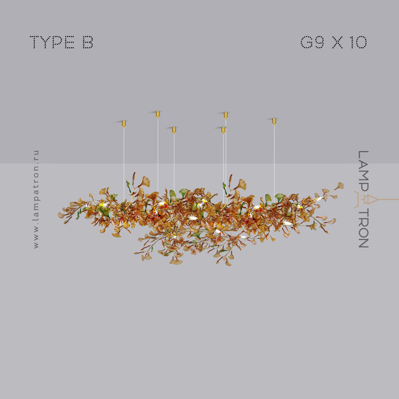 ELLING Chandelier by Lampadom - scale reference