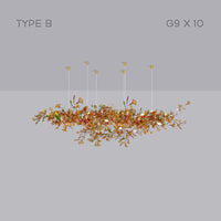ELLING Chandelier by Lampadom - angle view