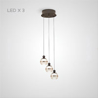 ELVARD COMBO Cascade Light by Lampadom - top view