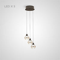 ELVARD COMBO Cascade Light by Lampadom - detail view