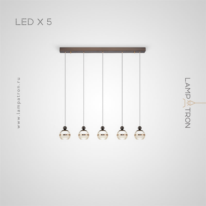 ELVARD COMBO Cascade Light by Lampadom - scale reference