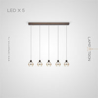 ELVARD COMBO Cascade Light by Lampadom - scale reference