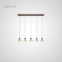 ELVARD COMBO Cascade Light by Lampadom - side view