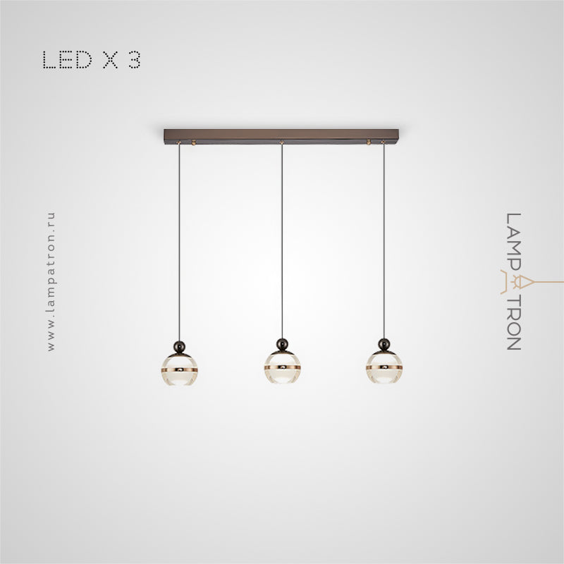 ELVARD COMBO Cascade Light by Lampadom - detail view