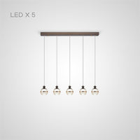 ELVARD COMBO Cascade Light by Lampadom - close-up