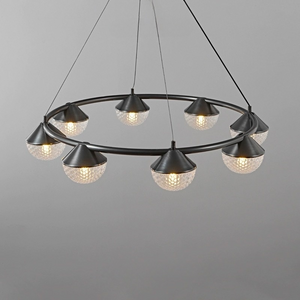 EMBRET RING Chandelier by Lampadom