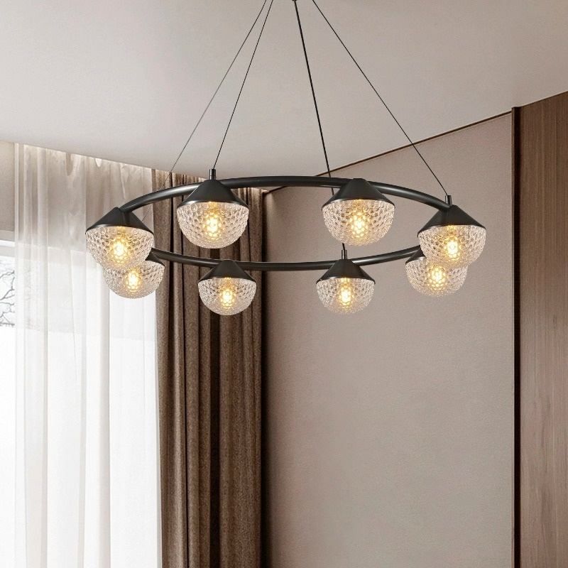 EMBRET RING Chandelier by Lampadom - scale reference