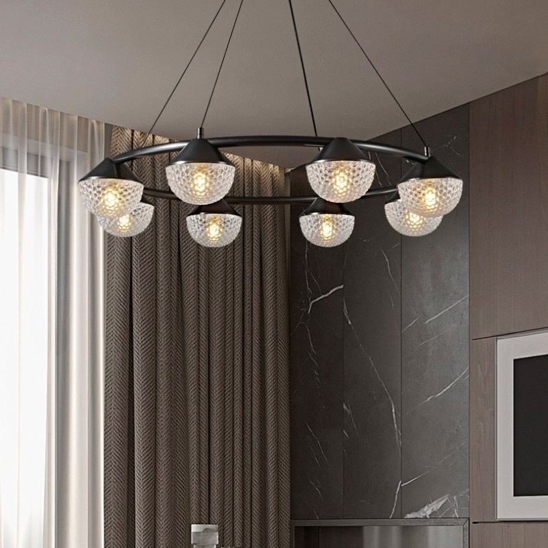 EMBRET RING Chandelier by Lampadom - close-up