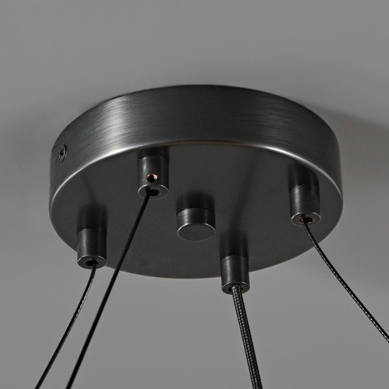 EMBRET RING Chandelier by Lampadom - angle view