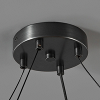 EMBRET RING Chandelier by Lampadom - angle view