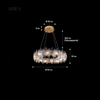 ENGLE Ring Chandelier by Lampadom - side view