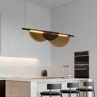 EQUAL COLOR Linear Chandelier by Lampadom - angle view