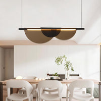 EQUAL COLOR Linear Chandelier by Lampadom - side view