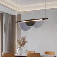 EQUAL COLOR Linear Chandelier by Lampadom - ambient shot